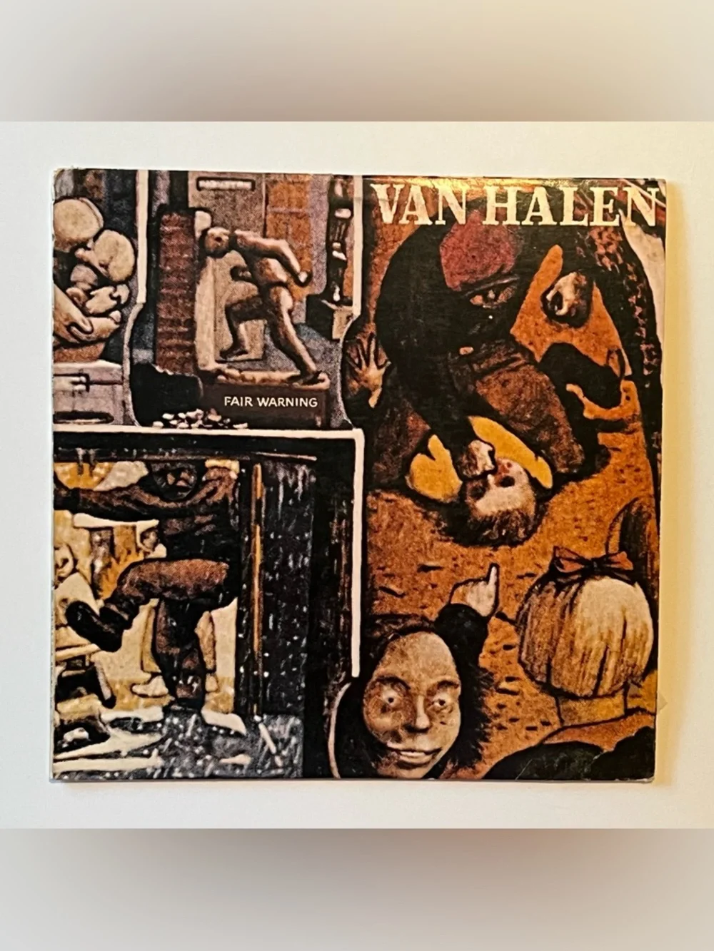 Van Halen Fair Warning LP 1981 US Warner Bros HS 3540 EX/EX Clean Copy - Picture 2 of 11